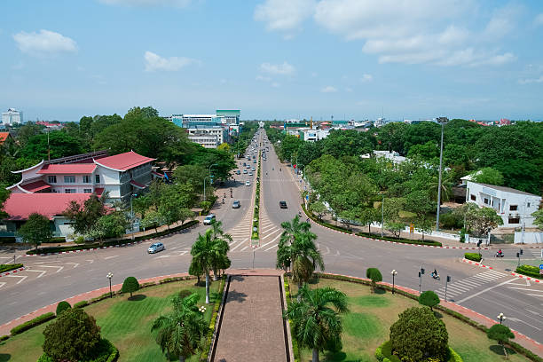 istock Aerial view of Vientiane, Laos 509436724