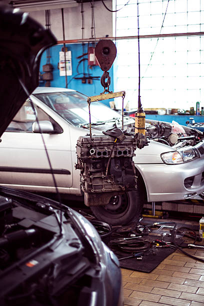 istock Car repair shop 509438008
