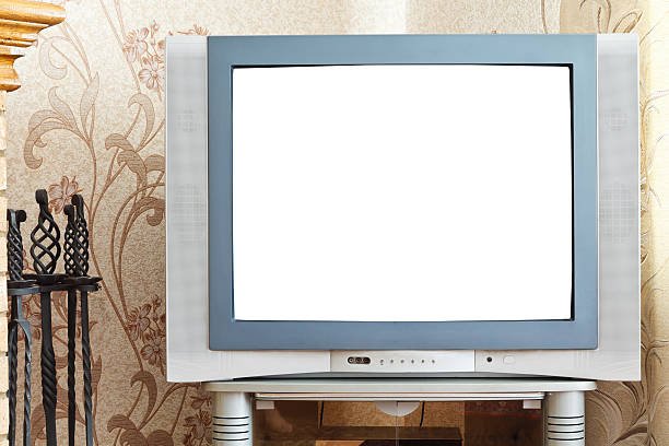 istock old CRT TV with cut out screen 509442851