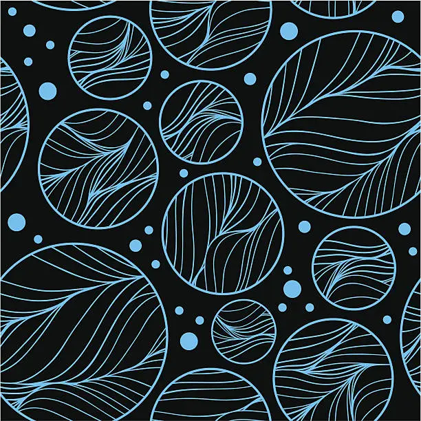 Vector illustration of abstract sircles seamless pattern