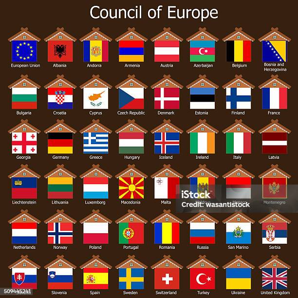 Countires Of Europe Stock Illustration - Download Image Now - Flag, Austria, Belgian Culture