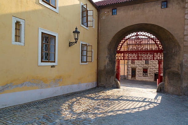 istock Cesky Krumlov street at early morning 509447175