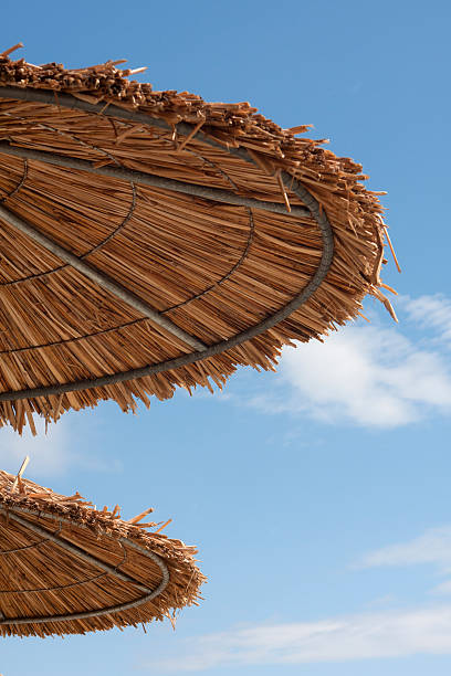 istock Sun umbrellas on Paradise Beach, Thassos island 509447179