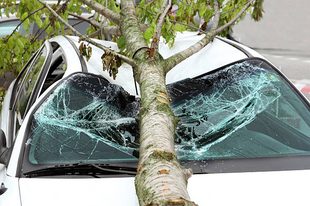 dañado de automóviles - damaged car fotografías e imágenes de stock