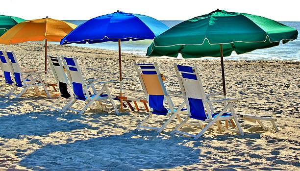 istock Beach chairs by the sea 509464249