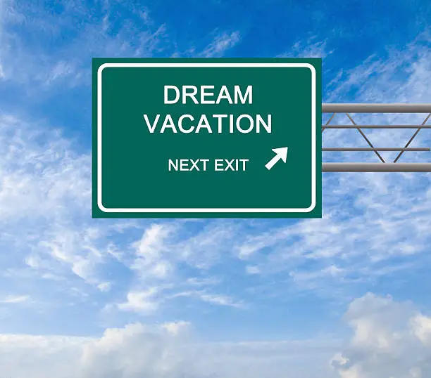 Photo of Road sign to dream vacation