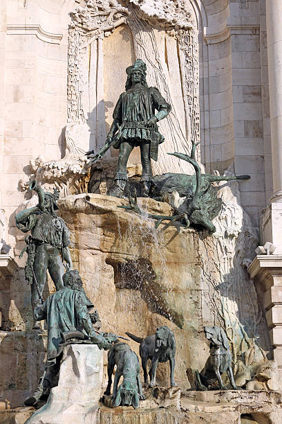 istock Buda castle Matthias fountain landmark Budapest 509464661