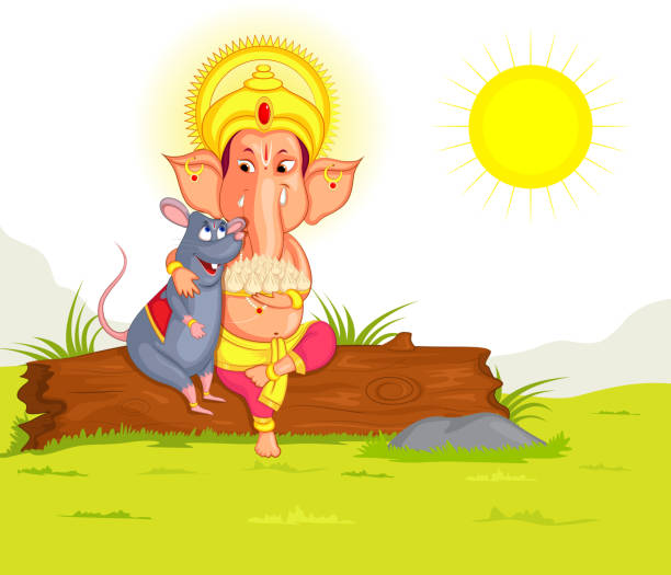 Lord Ganesha In Vector For Happy Ganesh Chaturthi Stock Illustration -  Download Image Now - Ganesh Chaturthi, Ganesha, Modak - iStock