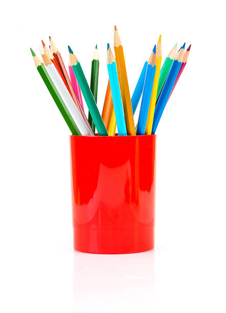 istock Colored pencils in a jar 509465815