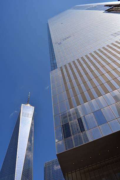 la ciudad de nueva york - four world trade center fotografías e imágenes de stock