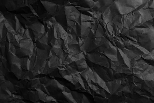 istock Crumpled black paper Horisontal 509468962
