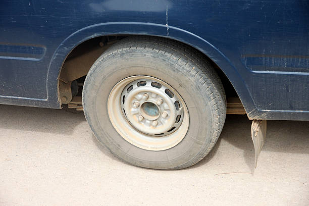 istock Wheel of the pickup in payload. 509470135