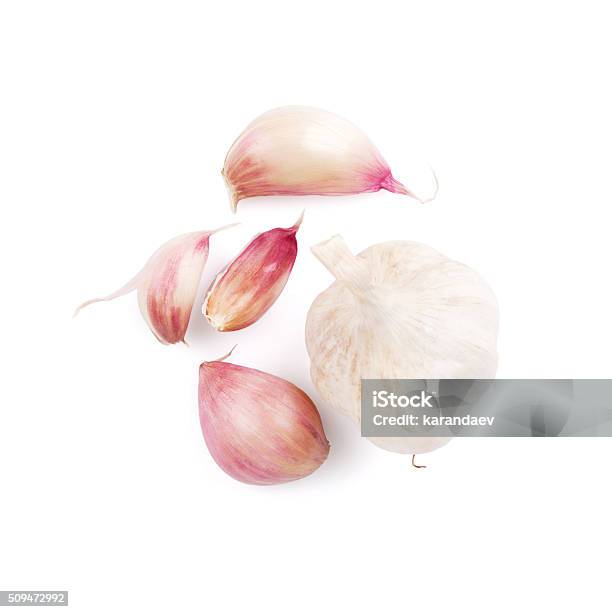Garlic Stock Photo - Download Image Now - Garlic, Above, Cut Out