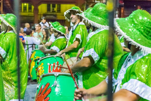 istock Group of Candombe Drummers at Carnival Parade of Uruguay 509475256