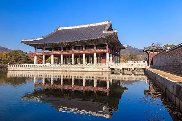 Gyeonghoeru Royal Banquet Hall, Gyeongbokgung Palace, Seoul, South Korea