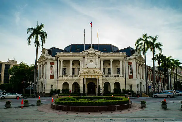 front view of Taichung city hall