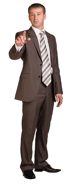 istock Businessman holding hand up in front of him 509489825