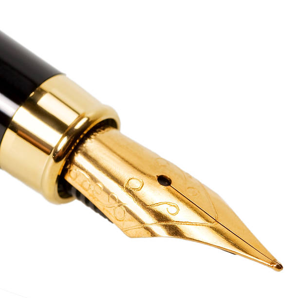 istock classic gold fountain pen 509491399