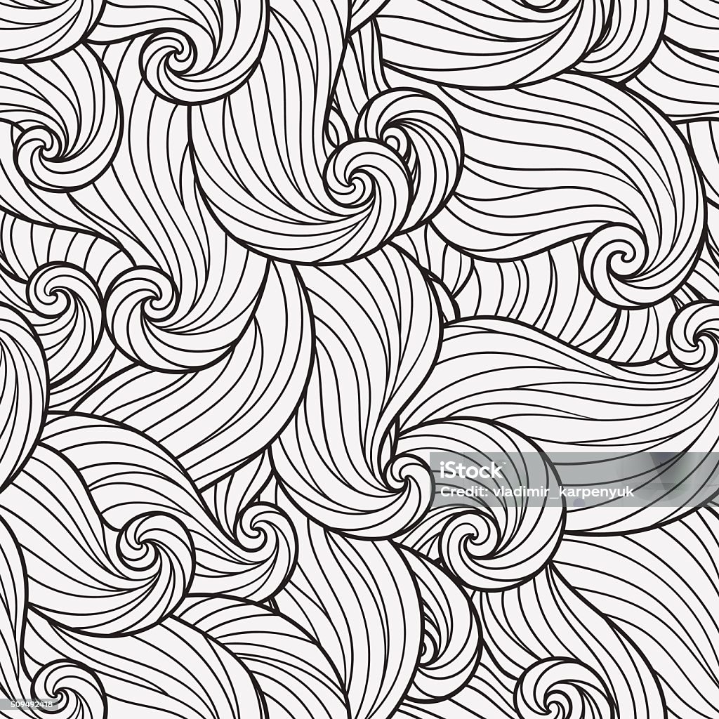 Seamless Pattern for coloring book. Seamless Pattern for coloring book. Ethnic, floral, retro, doodle, vector, tribal design element. Black and white background. Doodle vector background Henna paisley mehndi doodles design element Abstract stock vector