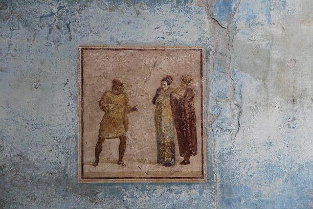 istock Painted wall  in Pompeii city. Italy. 509492664