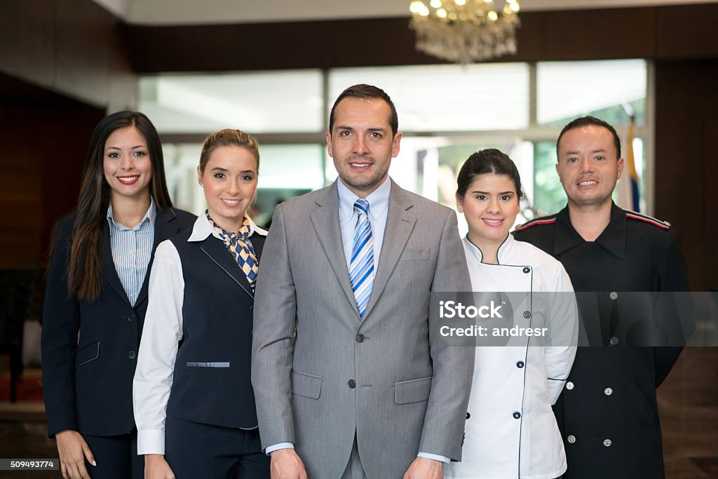 Happy Hotel Staff Stock Photo Download Image Now Hotel Uniform Happy Hotel Staff Stock Photo Download Image Now Hotel Uniform