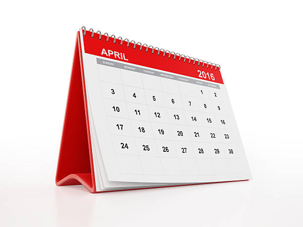 istock Monthly Desktop Calendar: April 509494106