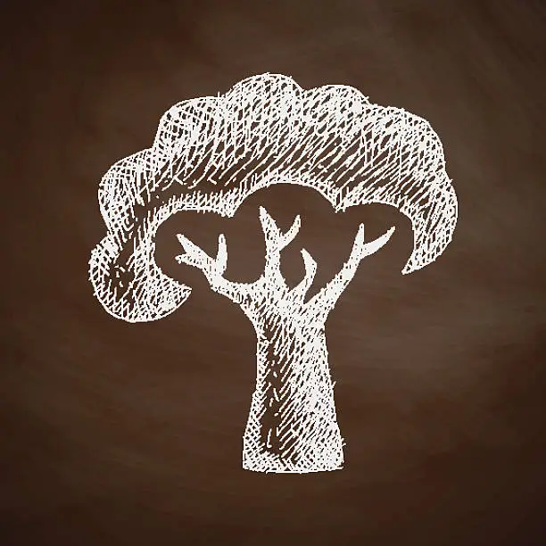 Vector illustration of tree icon