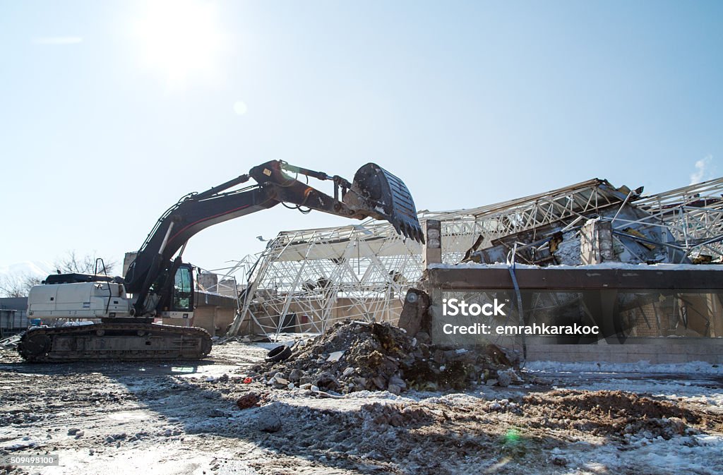 Bâtiment de démolition - Photo de Démolir libre de droits