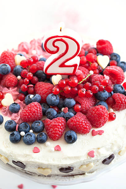 istock Homemade creamy cake decorated with fresh berries 509510551
