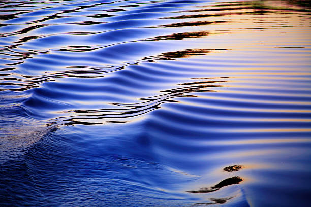 Ripples In The Wake stock photo