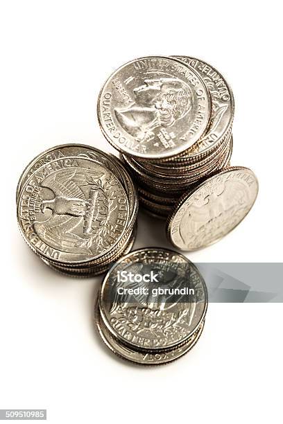 Quarters Stock Photo - Download Image Now - Close-up, Coin, Currency