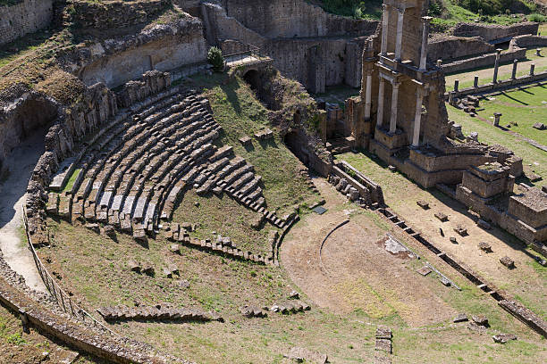 Old Romans Theater in Volterra, Tuscany, Italy