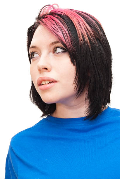 istock Beautiful  Woman with a red tuft 509516765