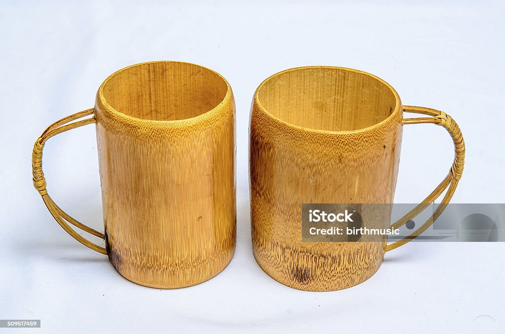 Bamboo cup Bamboo can be used to make the bamboo cup Bamboo - Material Stock Photo