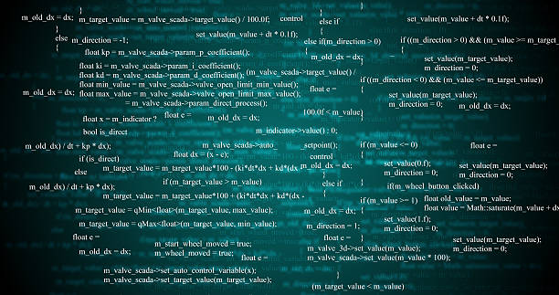 istock Abstract green background with numbers 509531594