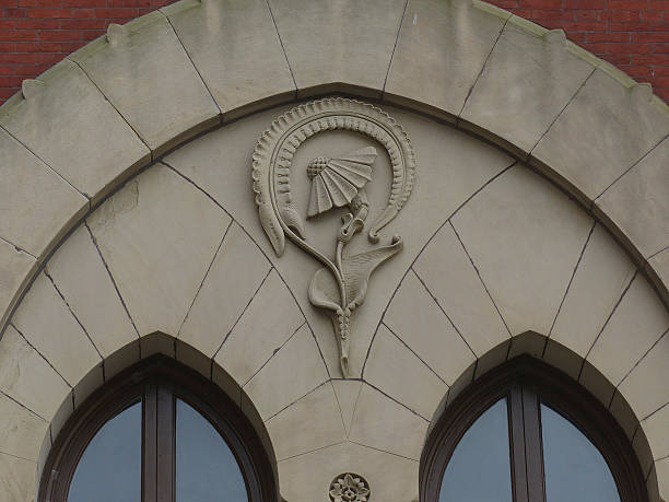 Cadusis symbol on building Philadelphia