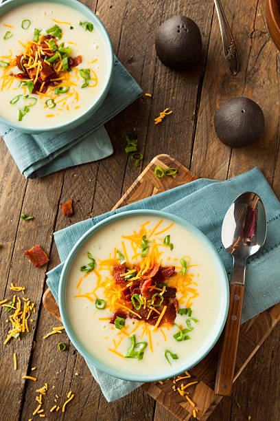 istock Creamy Loaded Baked Potato Soup 509532420
