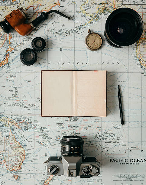 istock Flat Lay Adventure Vintage Gear 509534534