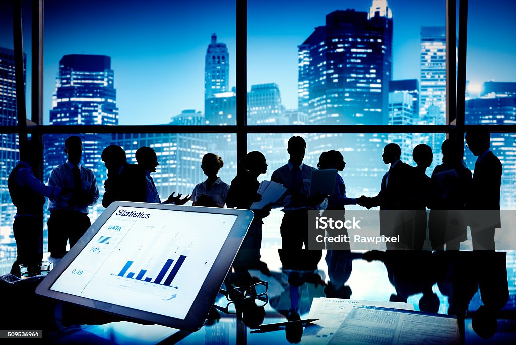 Business People Communication Planning Marketing Office Concept Adult Stock Photo