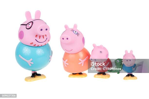 Peppa Pig Family Figurines Stock Photo - Download Image Now - Peppa Pig,  Toy, Cartoon - iStock