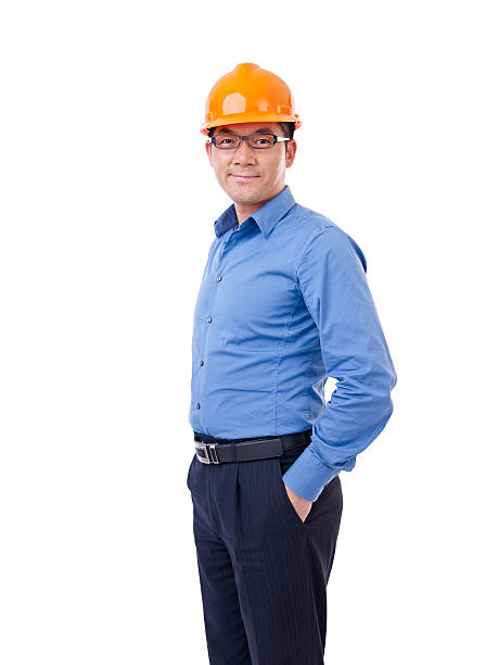 istock asian man with orange safety hat 509538153