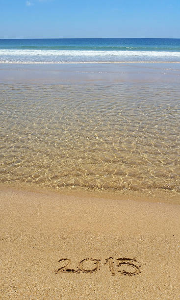 istock New Year 2015 on the beach 509538735