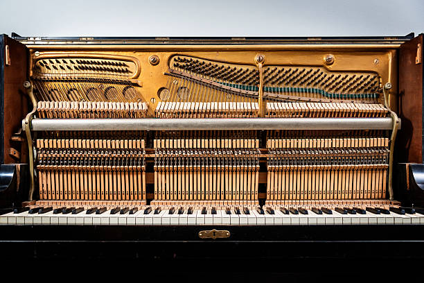 istock Inside of an Antique Upright Piano. 509538835
