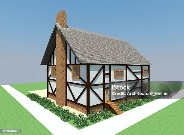 Traditional Barn Conversion Render Stock Photo - Download Image Now - Abstract, Architecture, Backgrounds