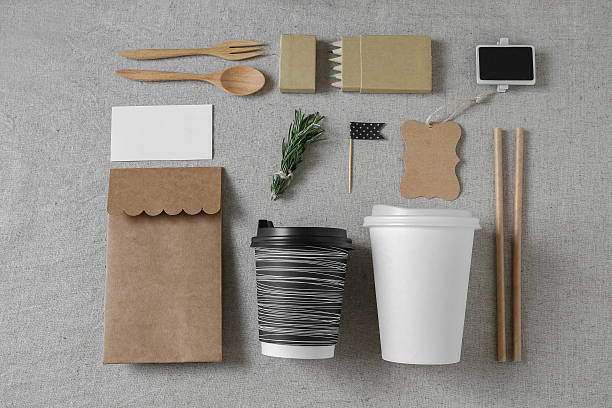 istock Identity branding mockup set, selective focus, toning 509539028