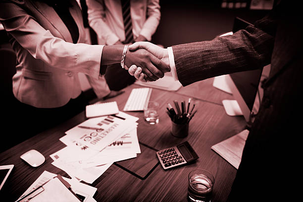 istock Business People Handshake Greeting Deal Concept 509539400