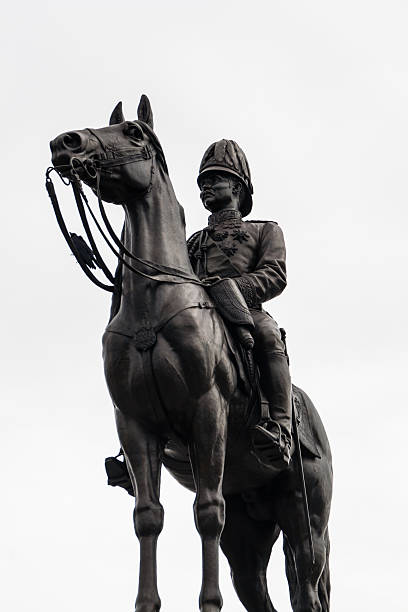 London, UK, November 2024: Field Marshall Earl Haig Statue on Parliament Street. Alfred Frank Hardiman sculpture commissioned in 1925.
