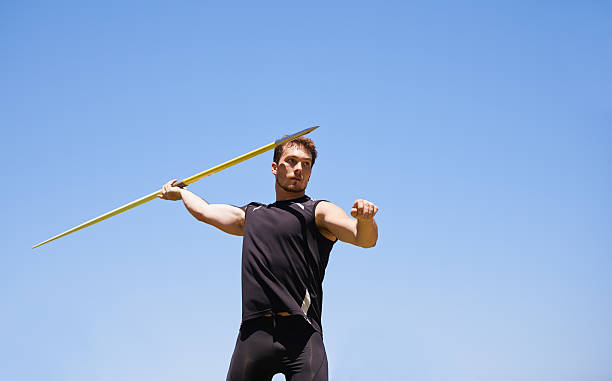 istock He's one with the javelin 509540531