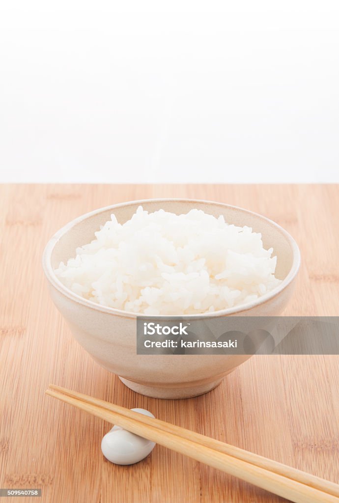 Cooked white rice White Rice Stock Photo