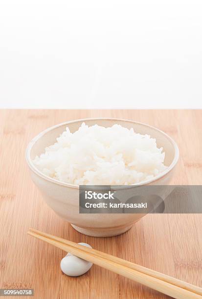 Cooked White Rice Stock Photo - Download Image Now - White Rice, Asia, Backgrounds